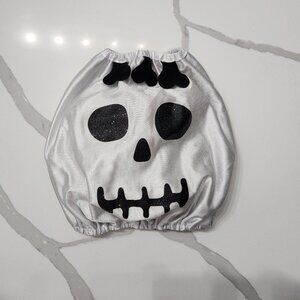 DOG COSTUME WITH SKELTON FACE